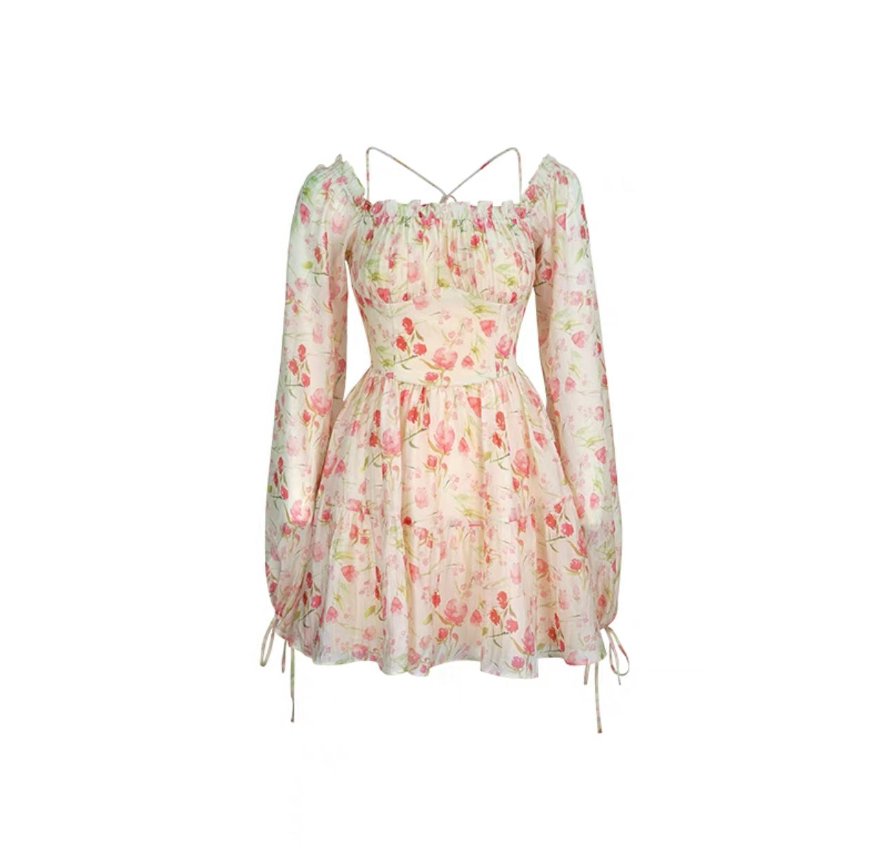 Trumpet vine dress
