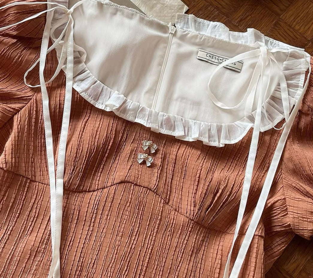 Dusty rosy dress