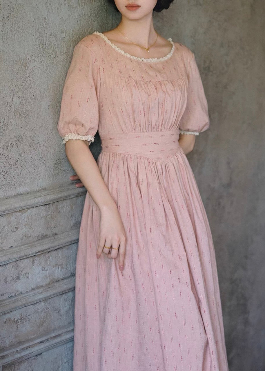 Rosé whisper dress
