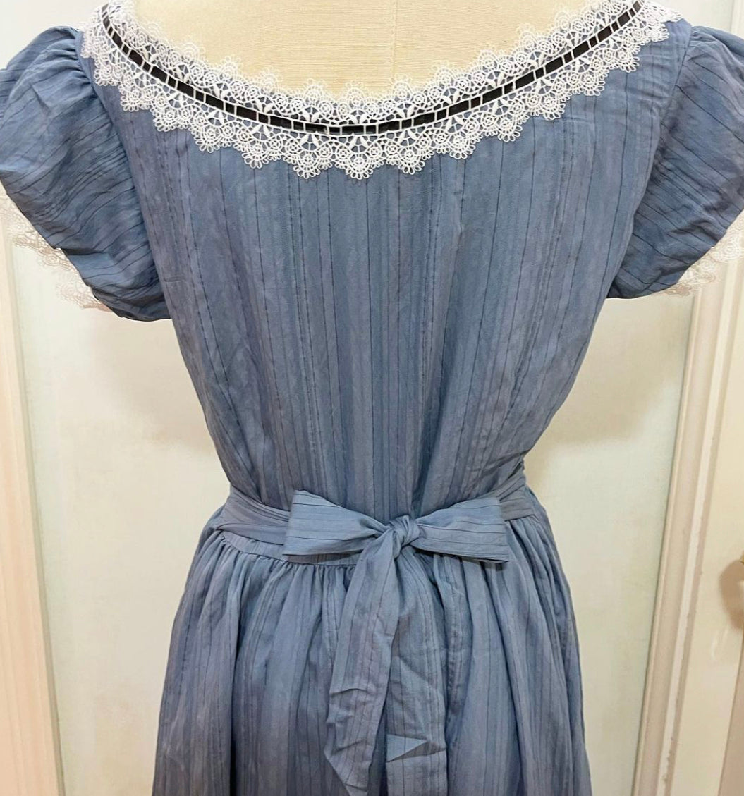 Lil women dress (black/blue)