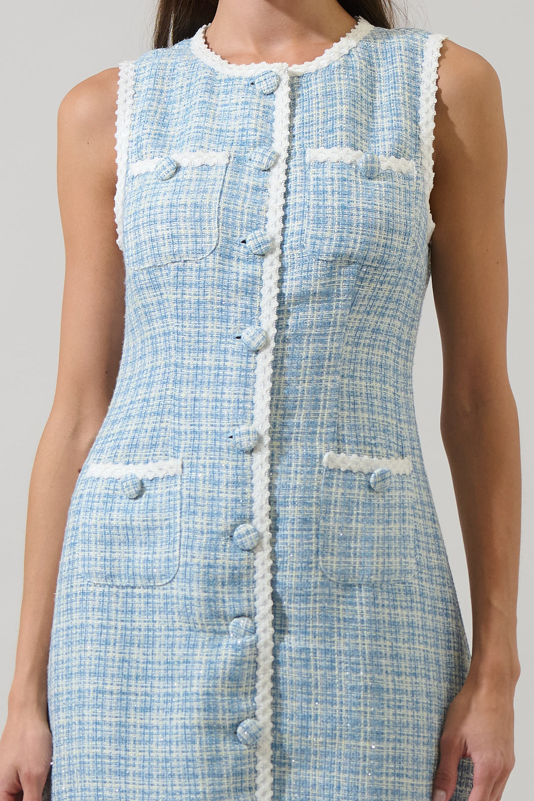 Elviane Tweed Mini Dress