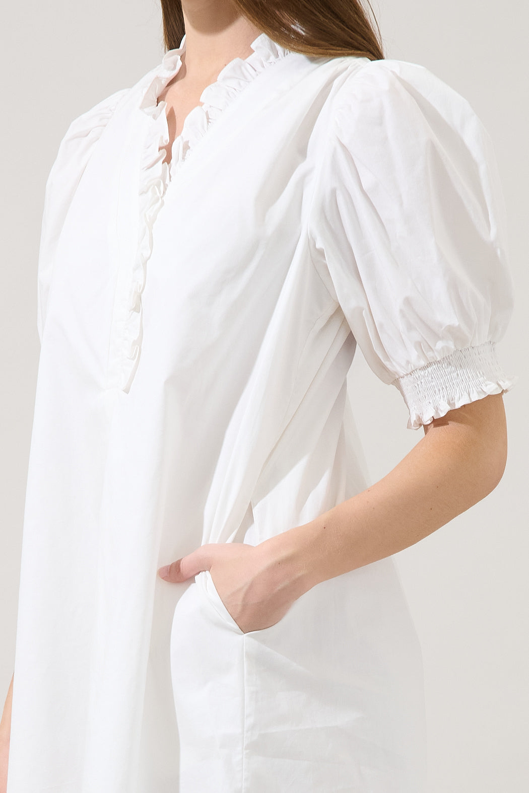 Brisla Ruffle Mini Dress