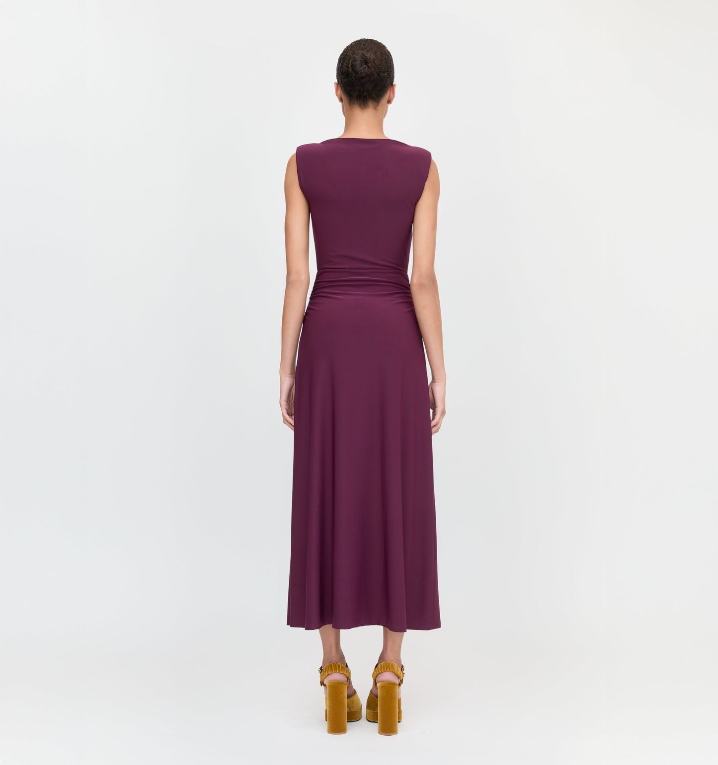 The Sloane Dress - Aubergine
