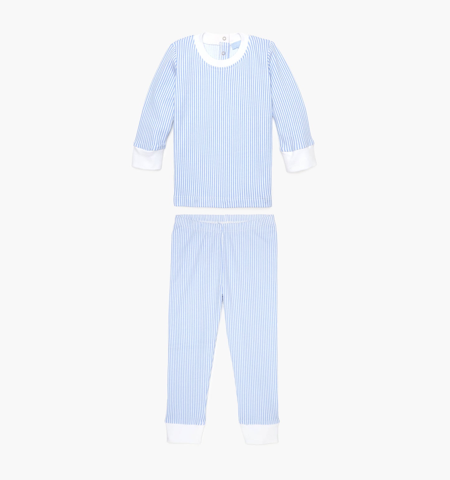 The Tiny Sully PJ Set - Blue/White Stripe