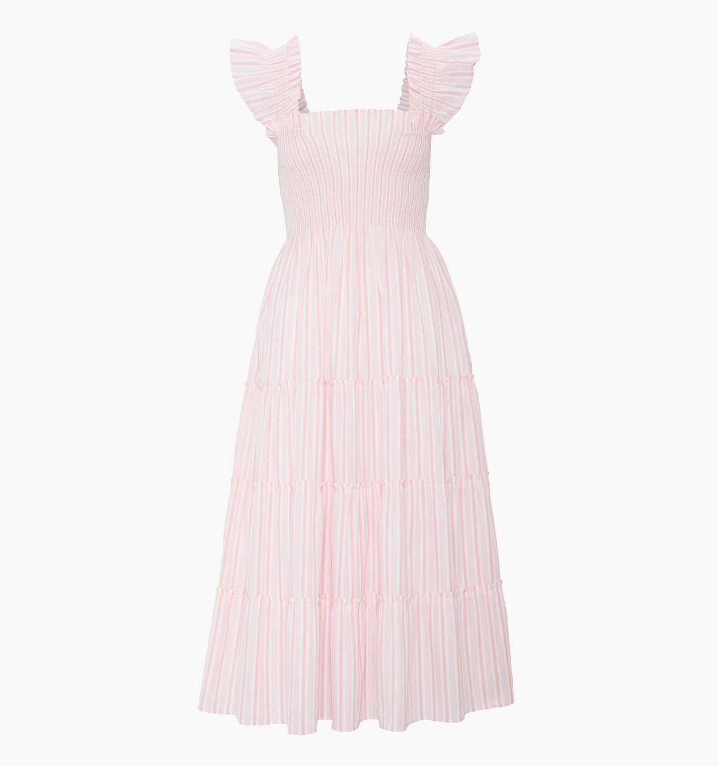 The Ellie Nap Dress - Pink Variegated Stripe