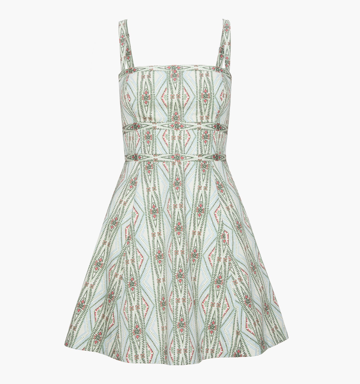The Margot Mini Dress - Sundial Stripe