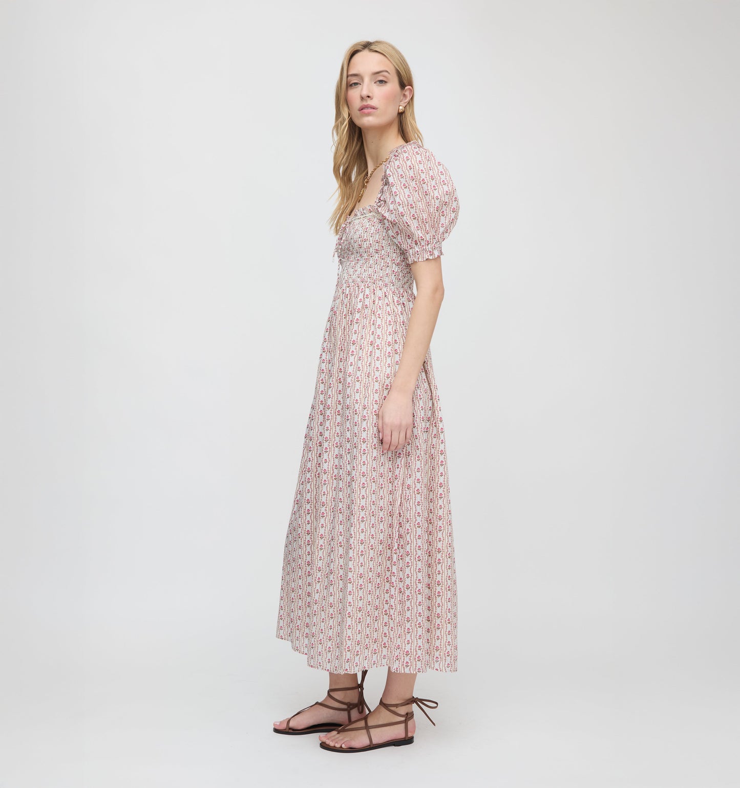 The American Girl® x Hill House Scarlett Nap Dress - Felicity's Historical Print