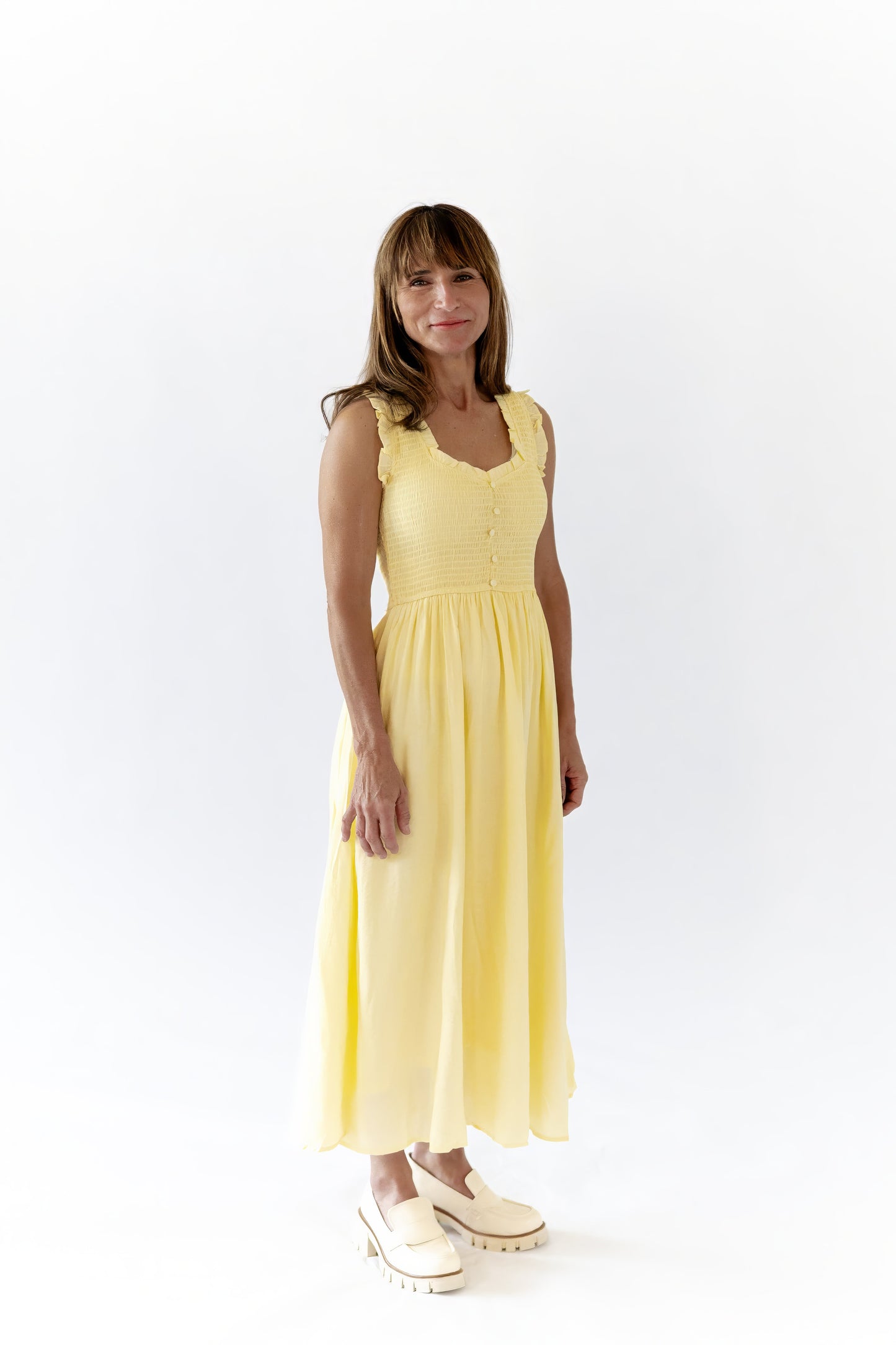 Gigi Smocked Midi Dress