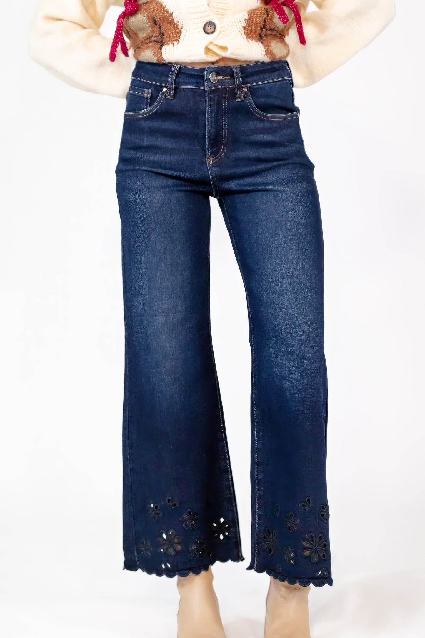 Nova Floral Cut Out Denim ✧ Restocked