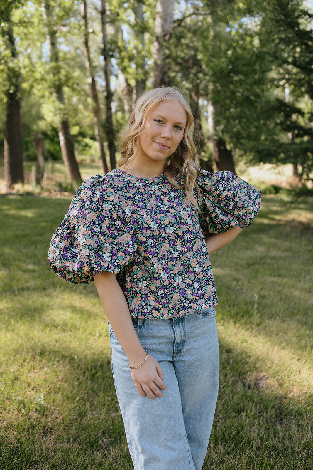 Fleur Puffed Sleeve Blouse