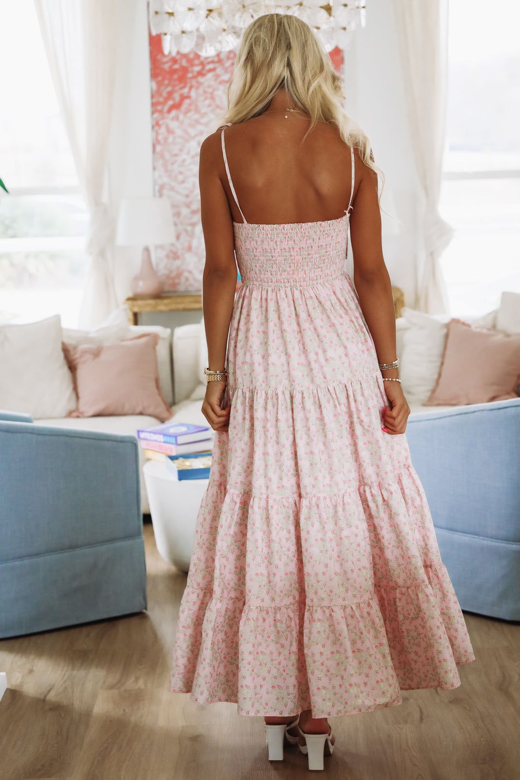 Arianna Maxi Dress by Amy Jane London - Pink