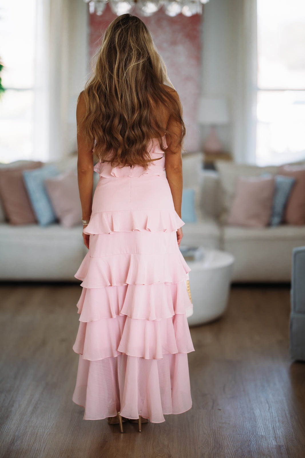 First Class Maxi Dress - Pink