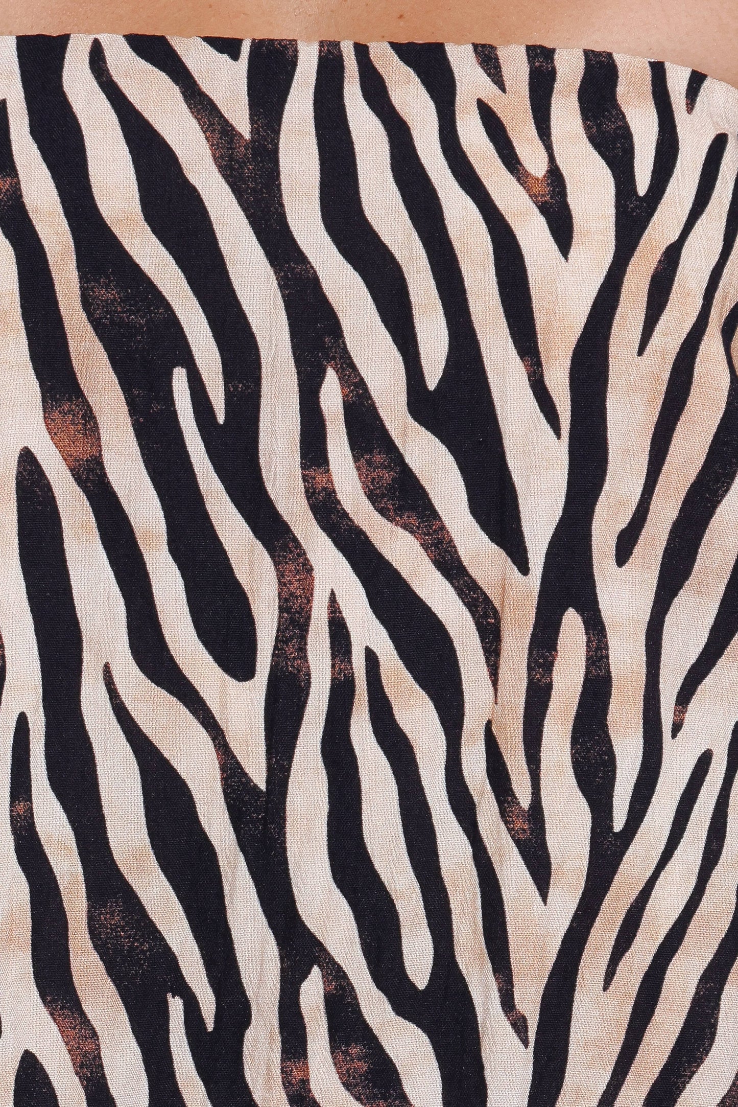 Agnes Skirt Set - Brown Zebra