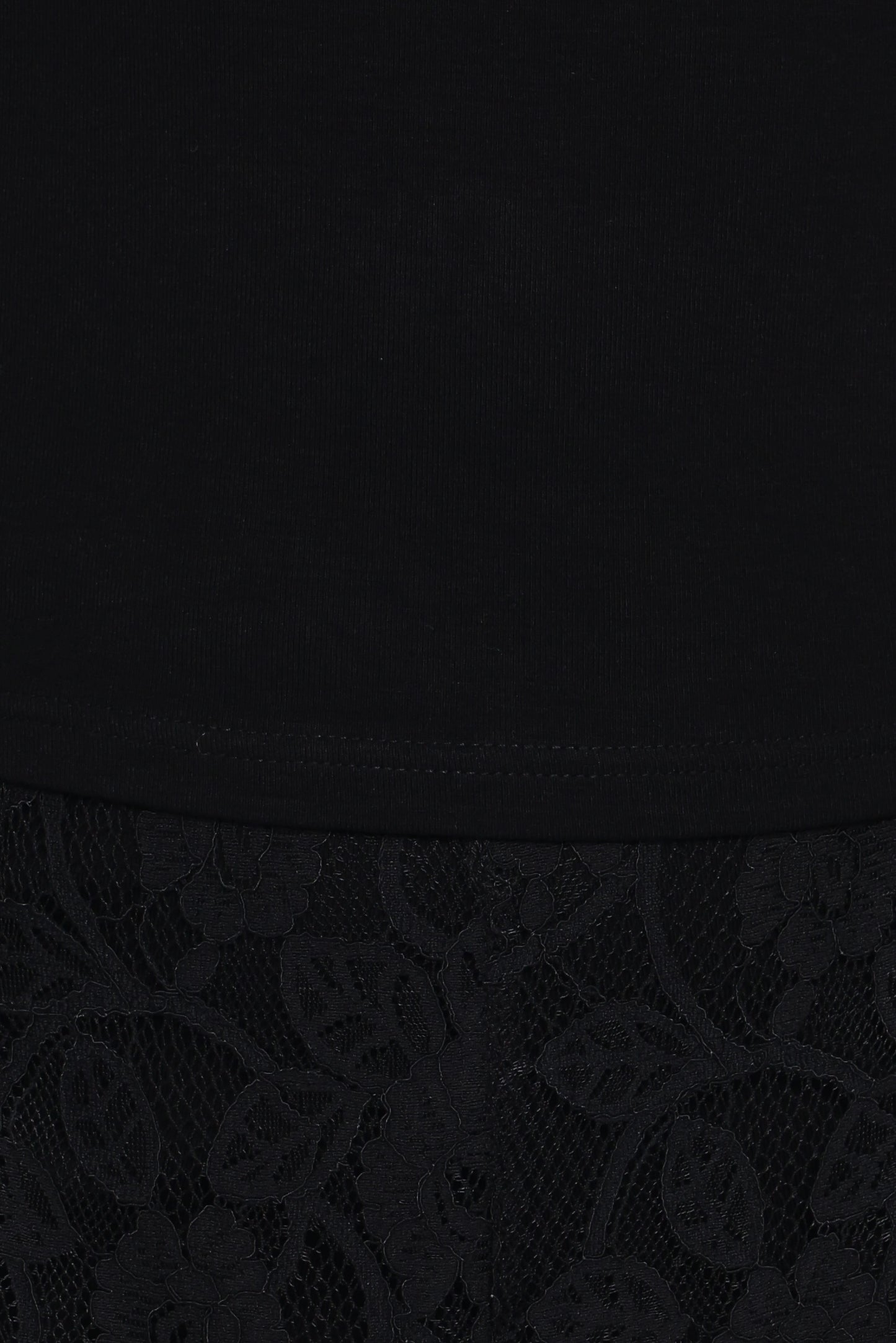 Alina Lace Pant Set - Black