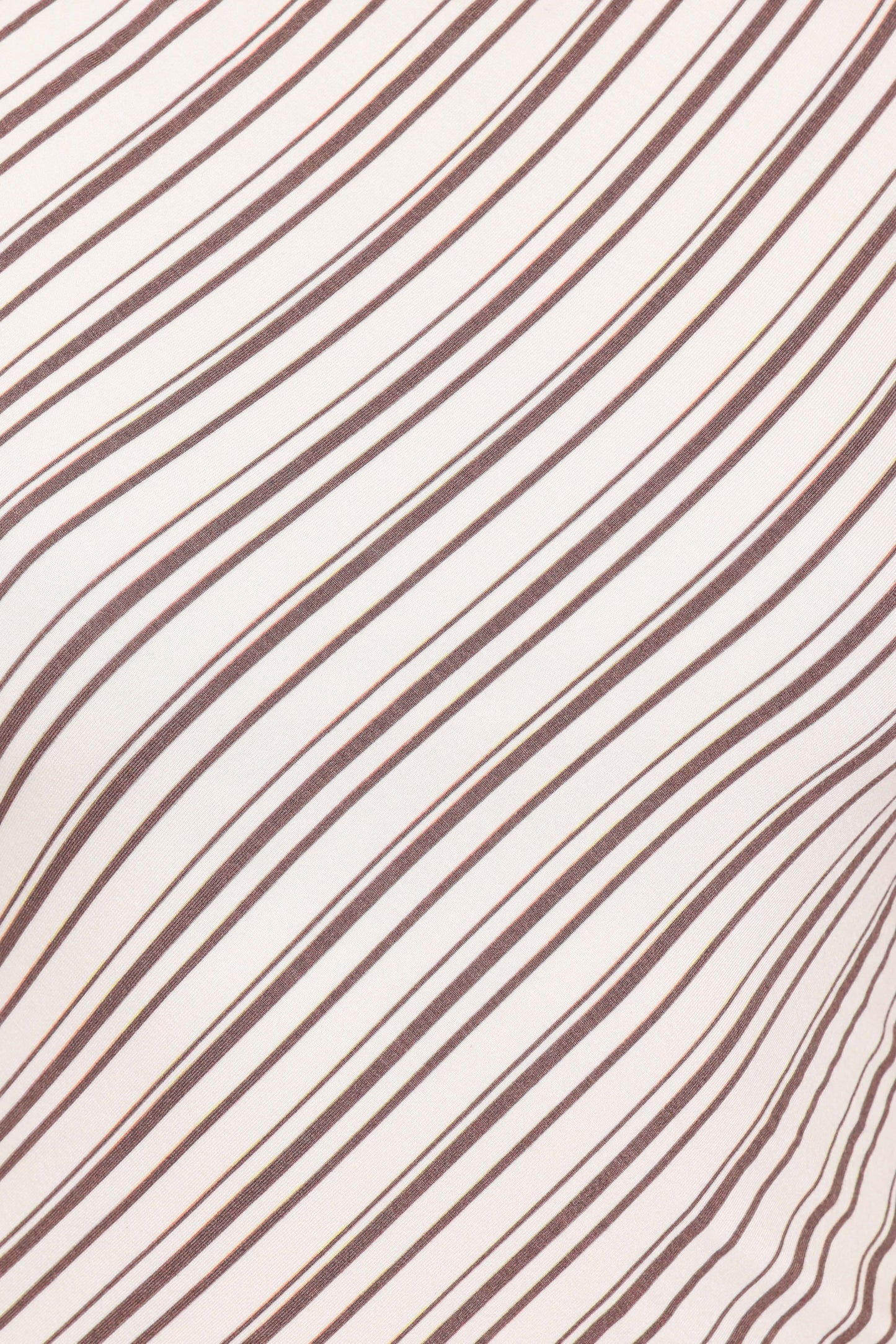 Amber Skirt Set - Cream/Brown Stripe