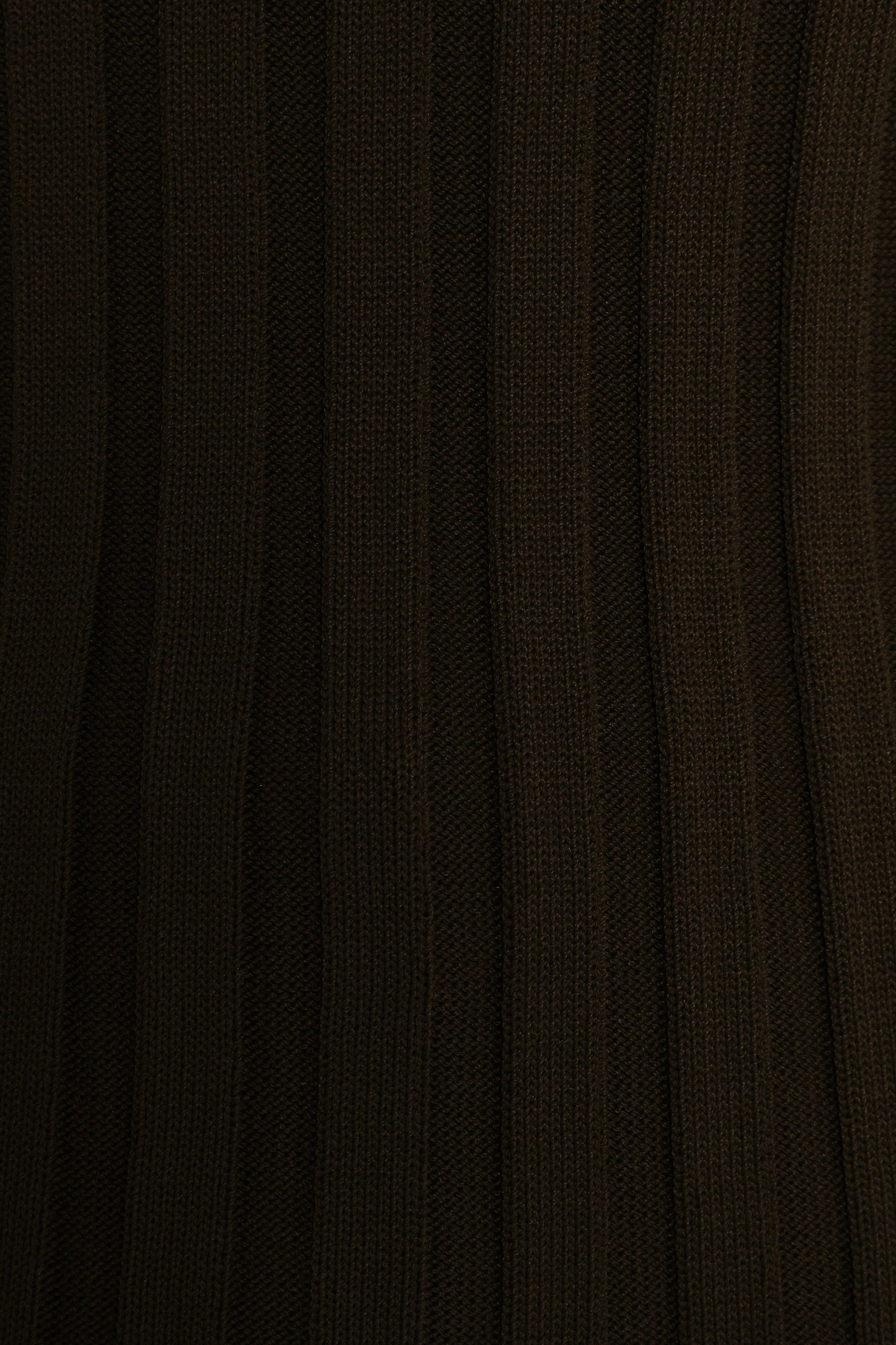 Aneesa Wide Rib Knit Top - Dark Olive