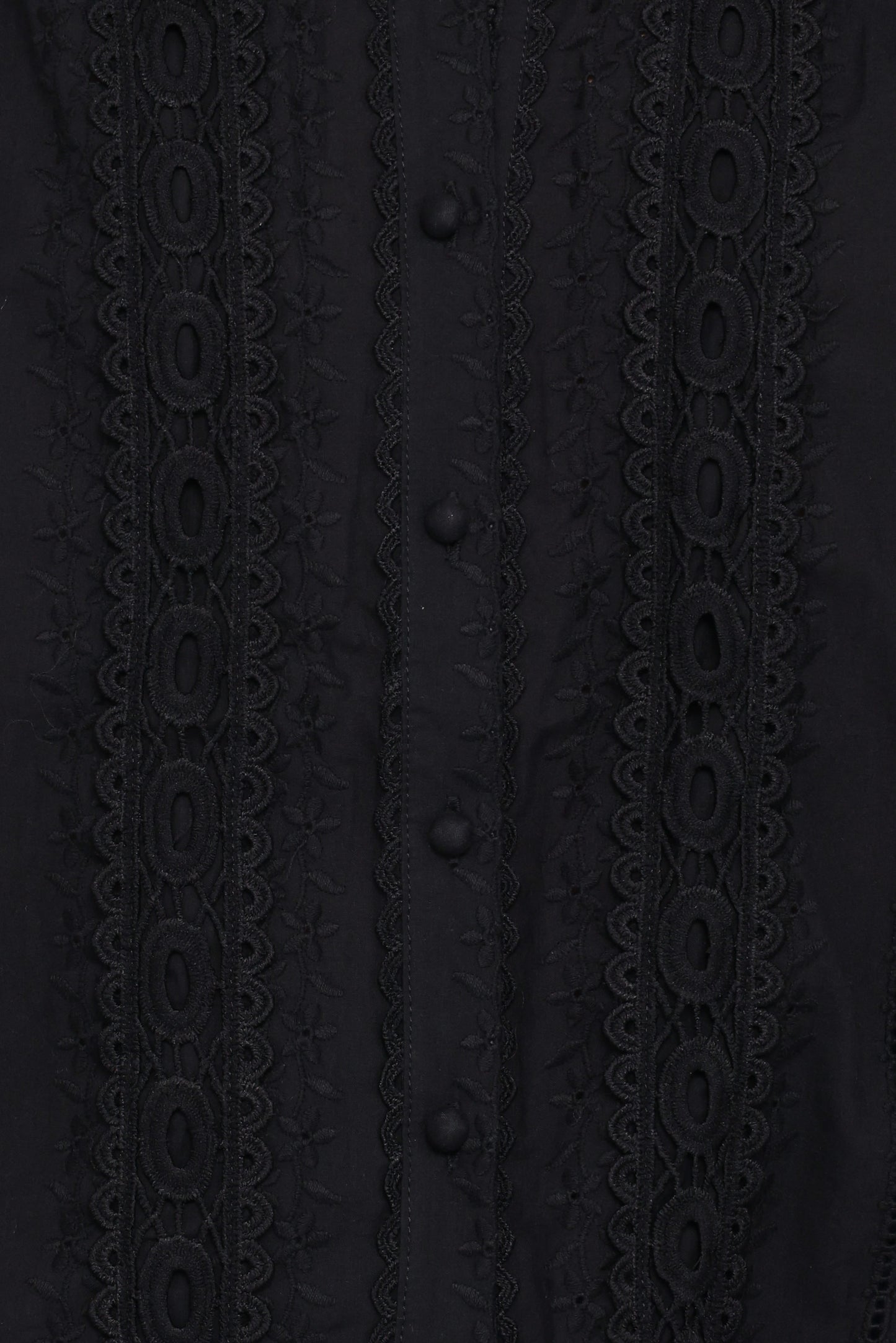 Catania Lace Inset Top - Black