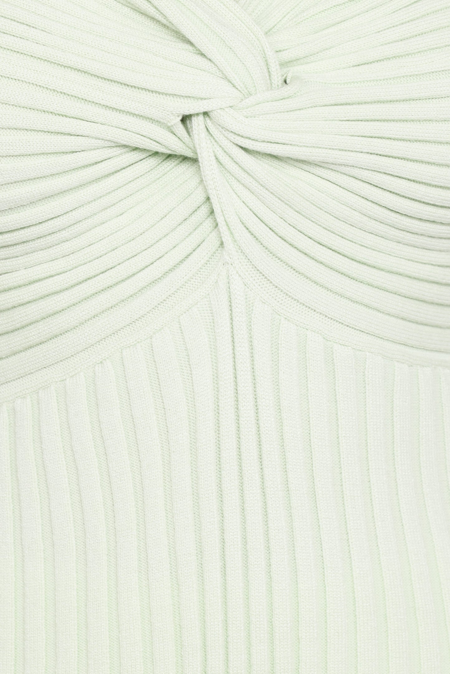 Demi Twist Detail Knit Top - Sage