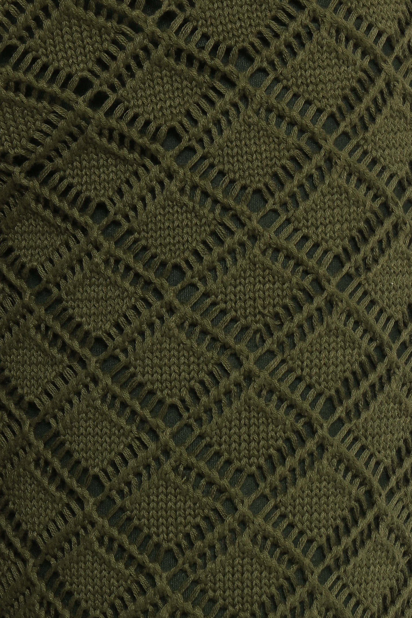 Sable Textured Knit Top - Olive