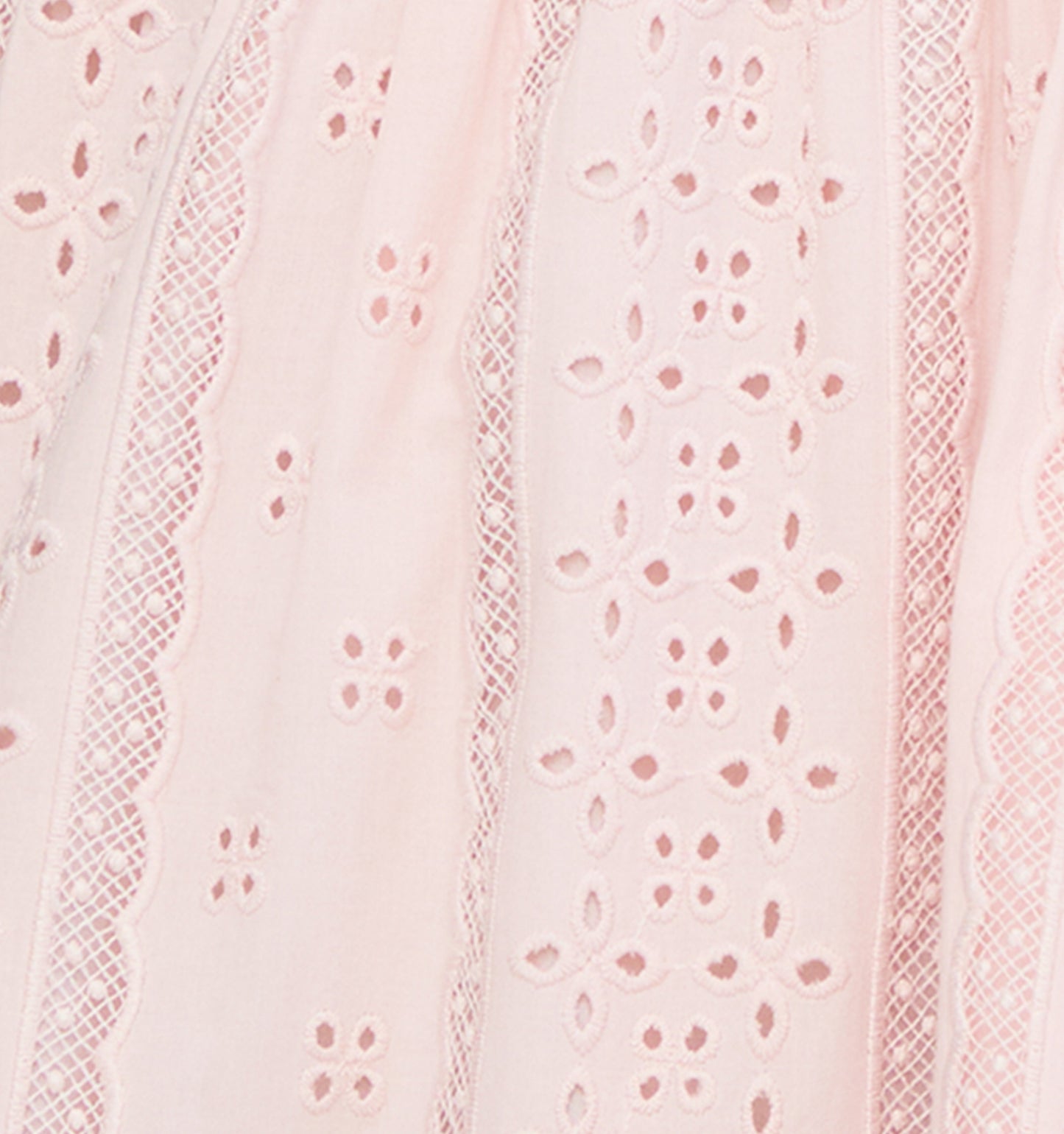 The Tiny Ellie Nap Dress - Pink Broderie Voile
