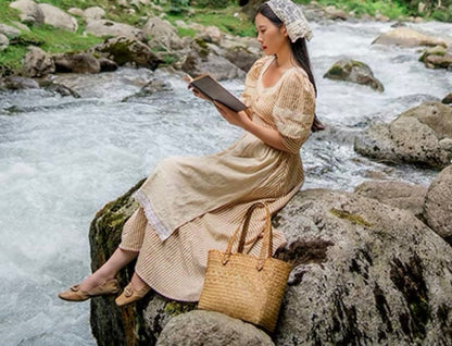 Natural voyage dress
