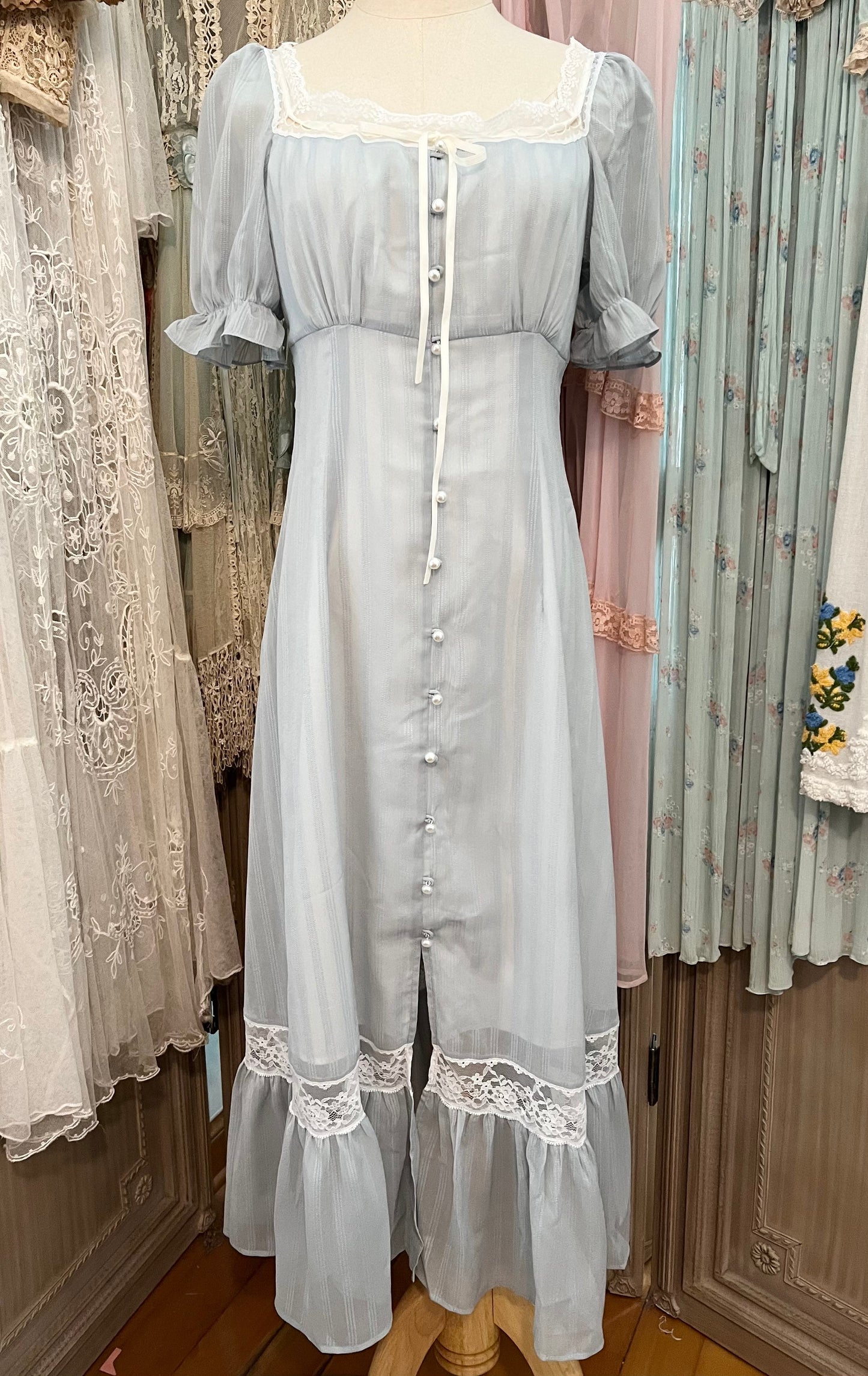 Tranquil blue dress