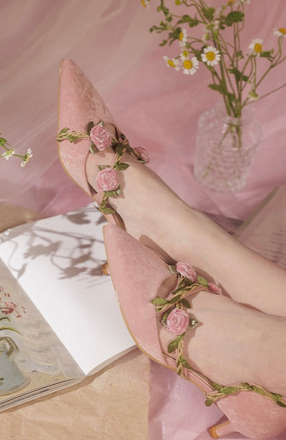 Vining roses shoes