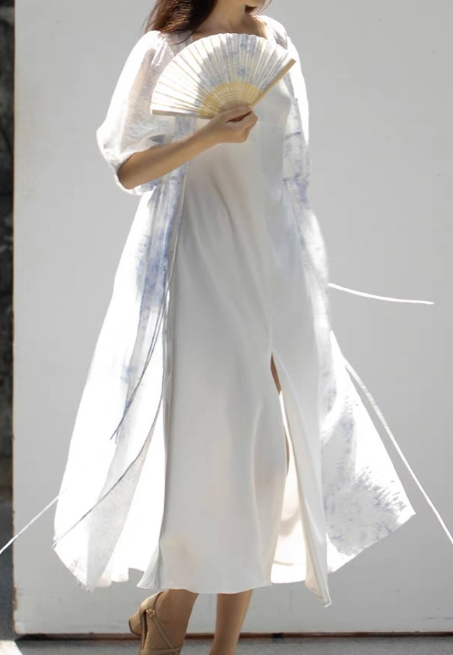 Ceramic-print dress