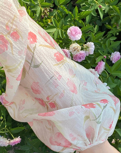 Trumpet vine dress