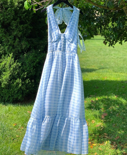 Plaid picnic dress