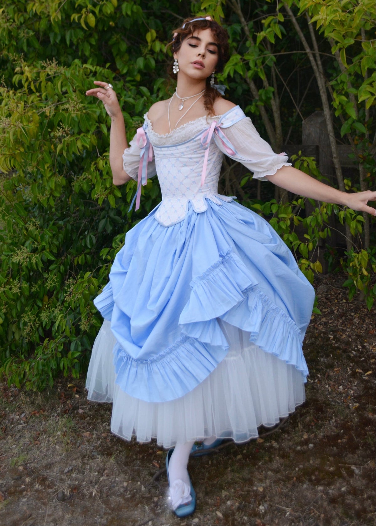 Baby Bow corset & skirt Set