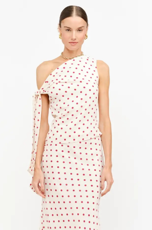 Celestine Dot Top