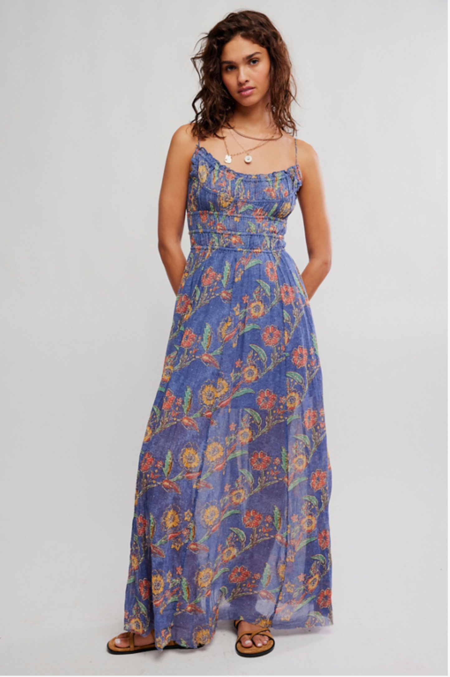 One Ciella Printed Maxi Dress