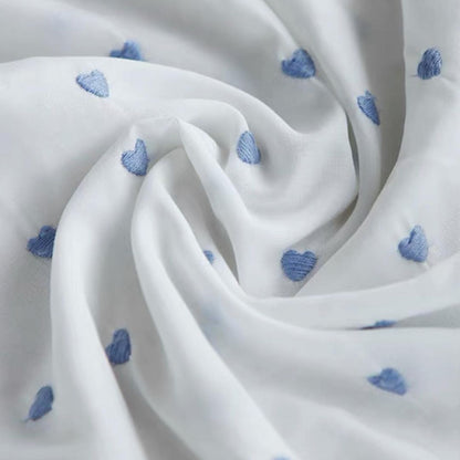 Little blue heart lawn set