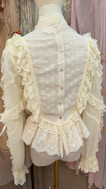 Victorian romance blouse
