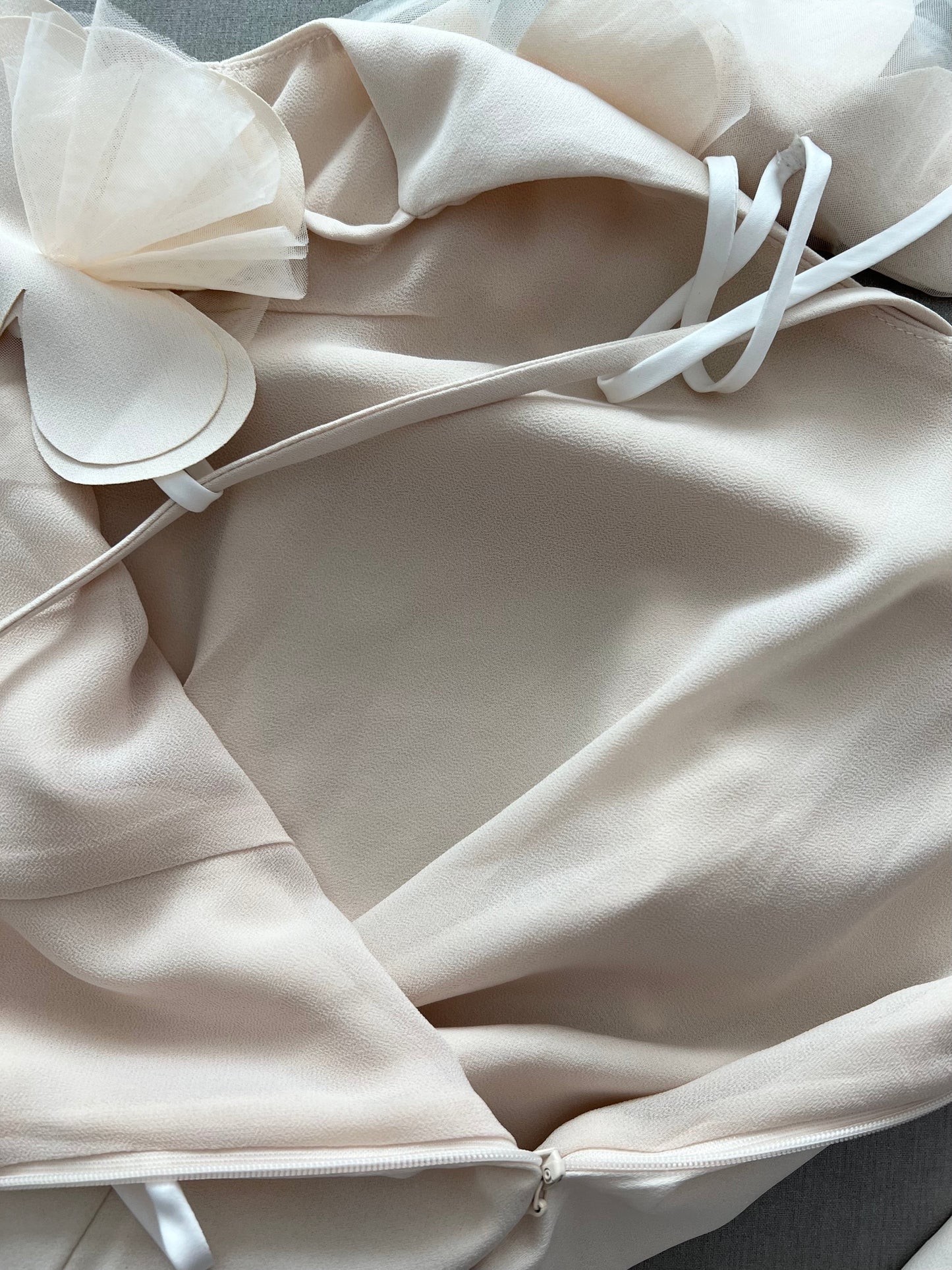 White orchid dress