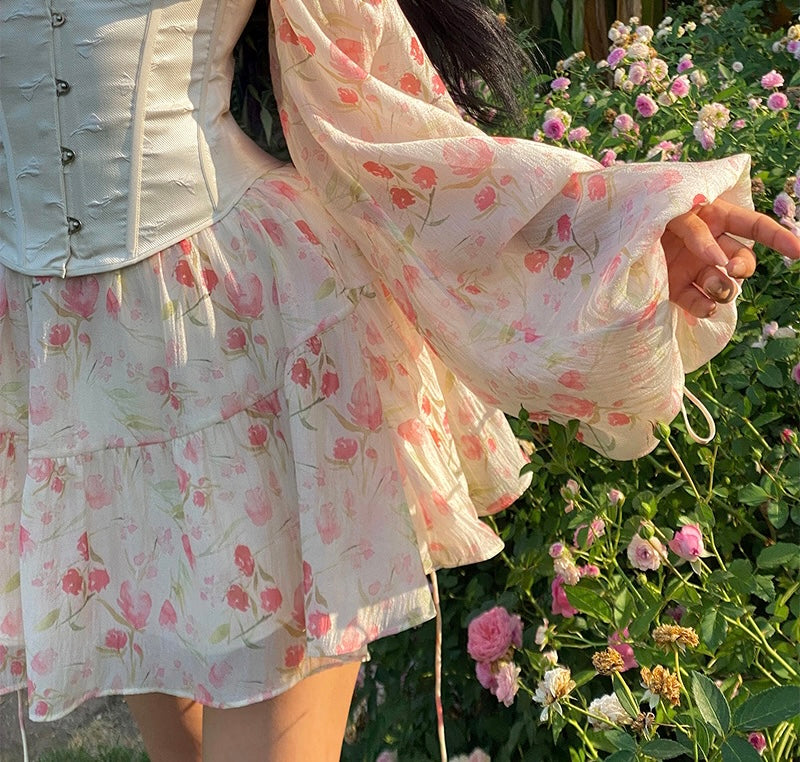 Trumpet vine dress