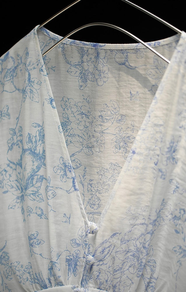 Ceramic-print dress