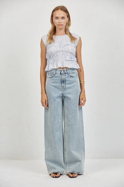 Jeanie Ruffle Top