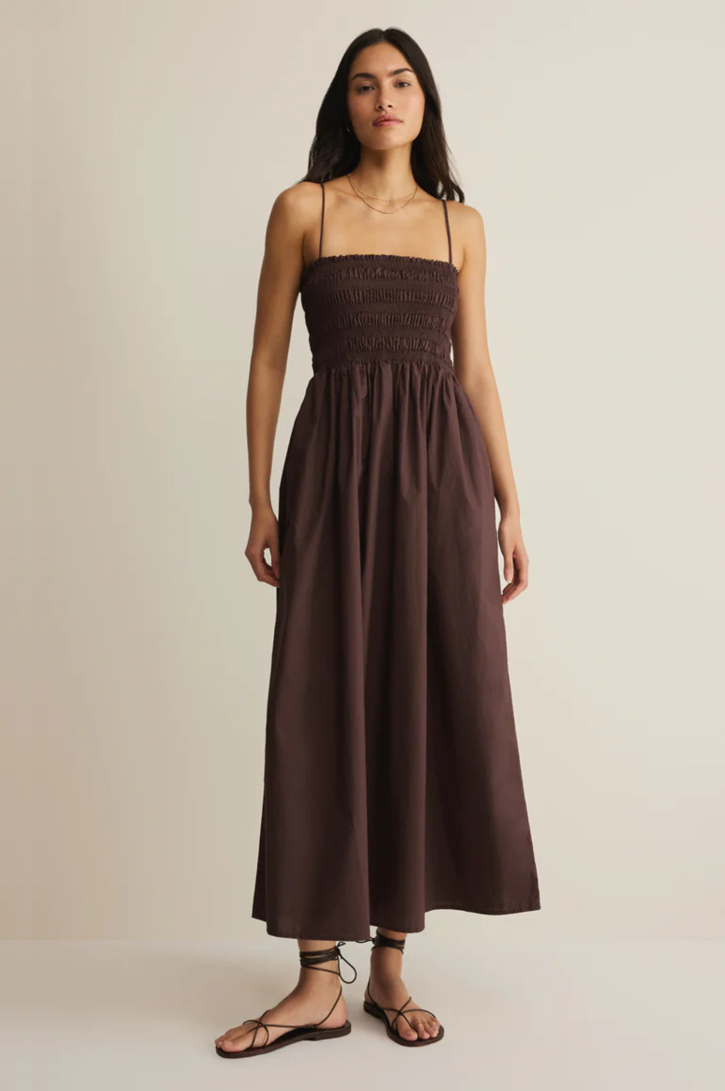 Cornelia Poplin Maxi Dress
