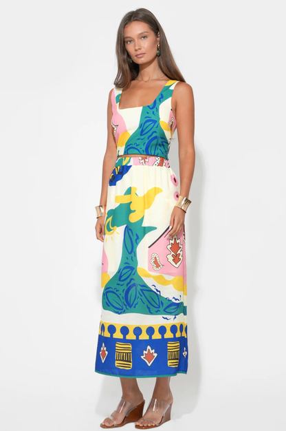 Annie Pull On Printed Skirt