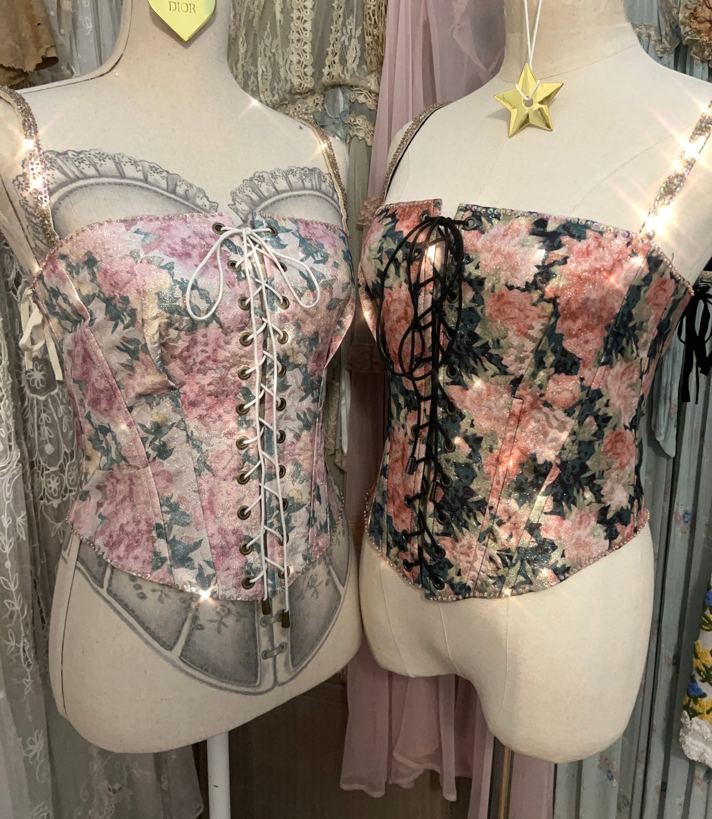 Flowerbomb corset (2 Colors available)