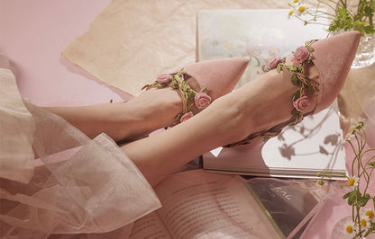 Vining roses shoes