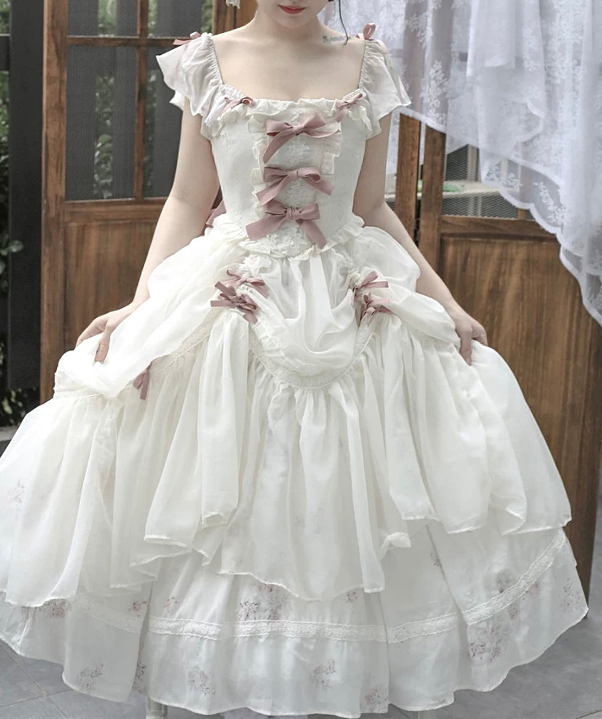 The flower note dress