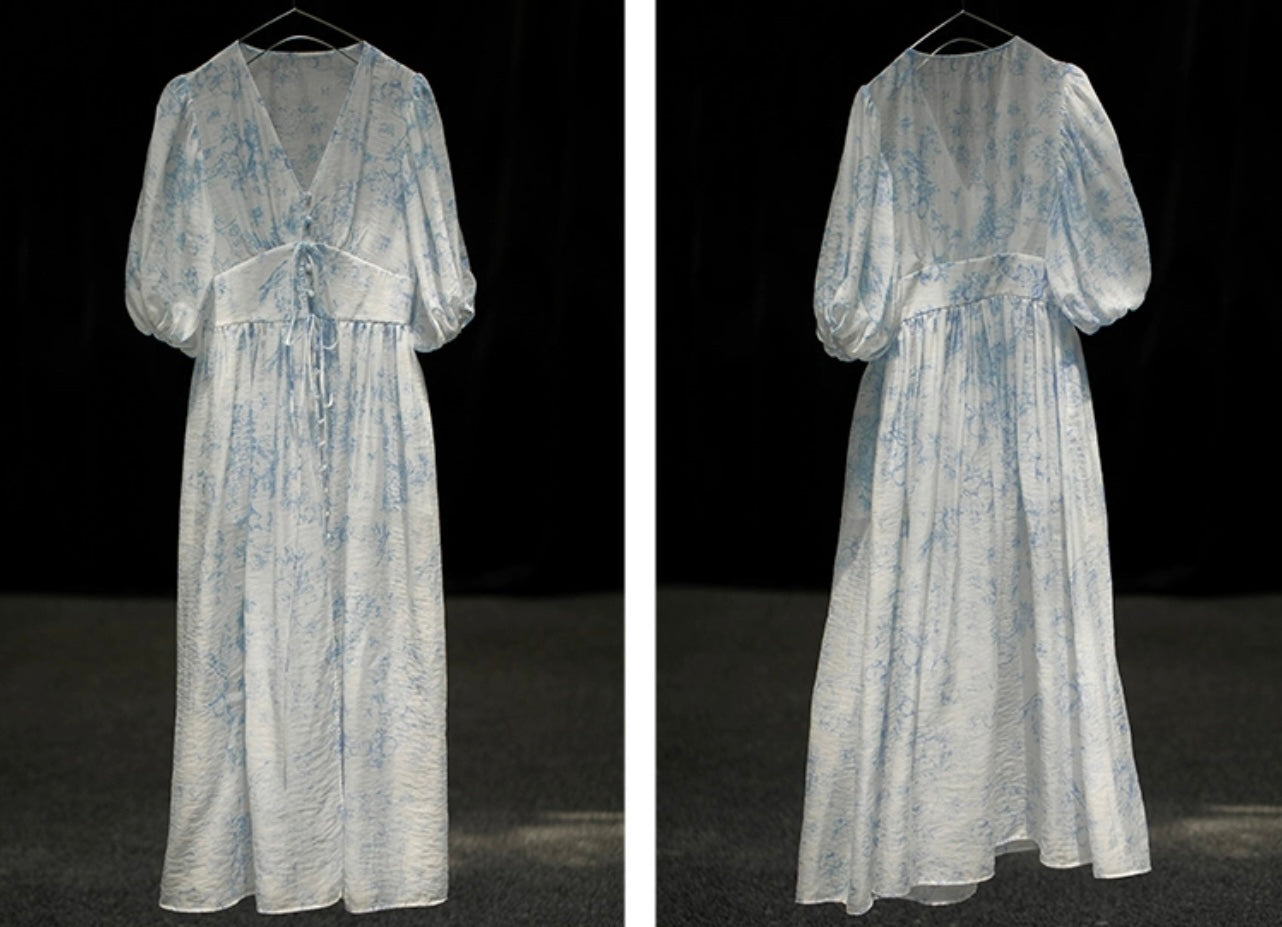 Ceramic-print dress