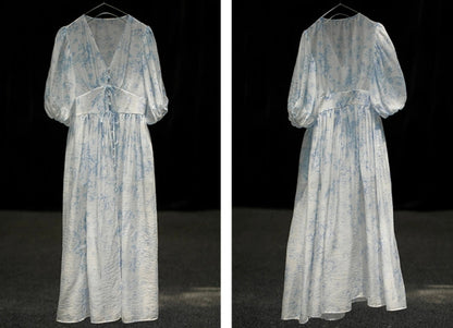 Ceramic-print dress