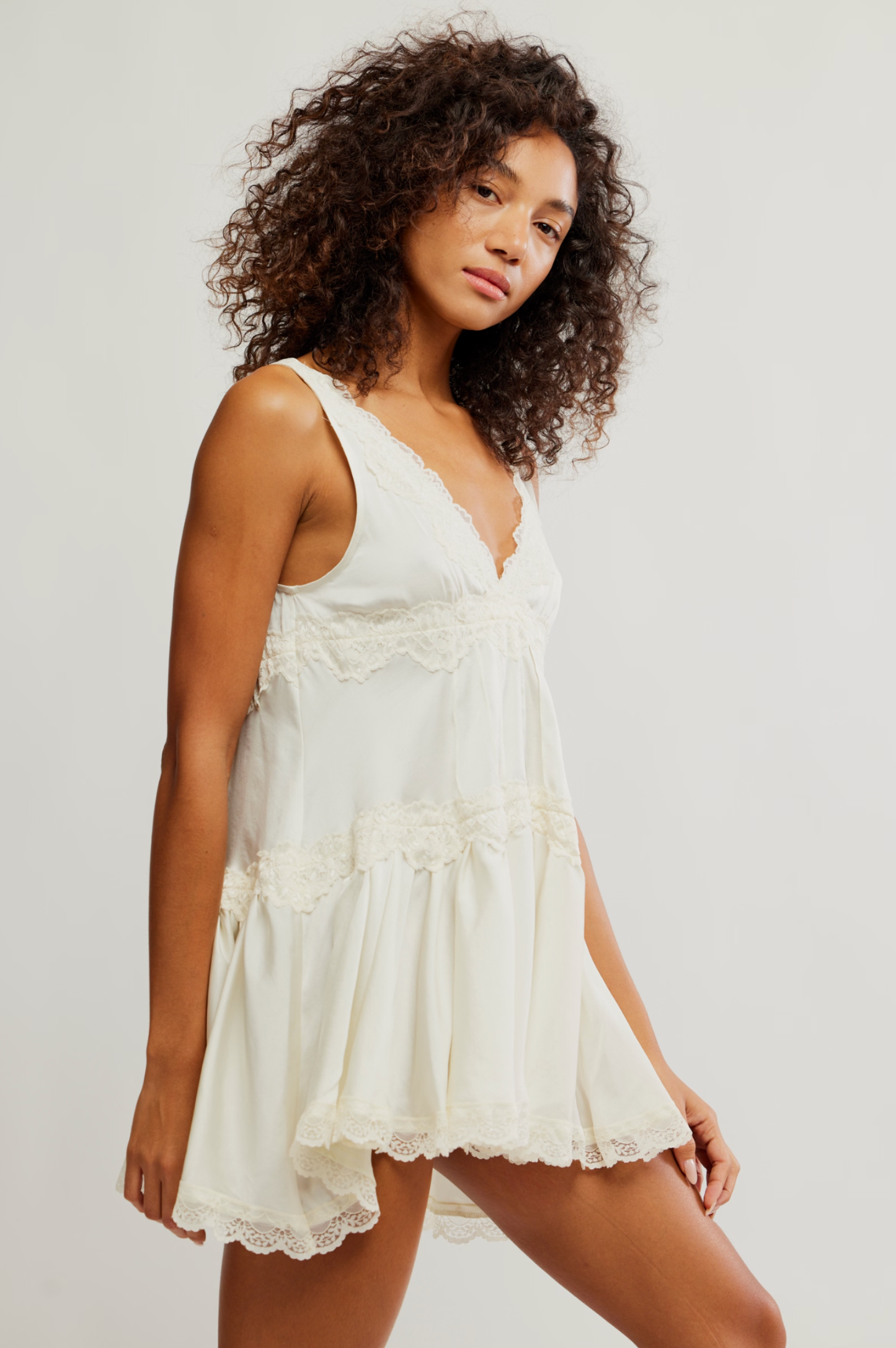 In This Groove Mini Slip Dress