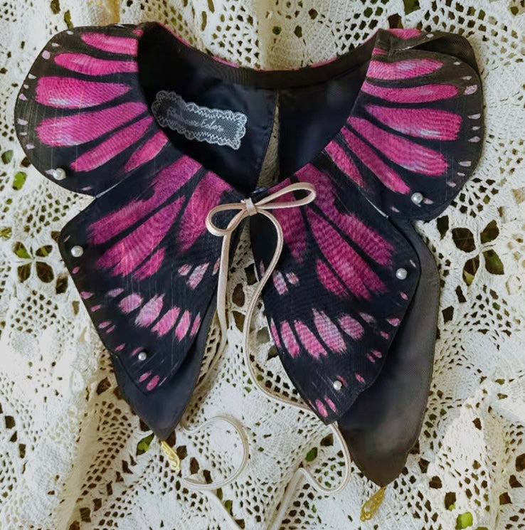 Butterfly garden collar