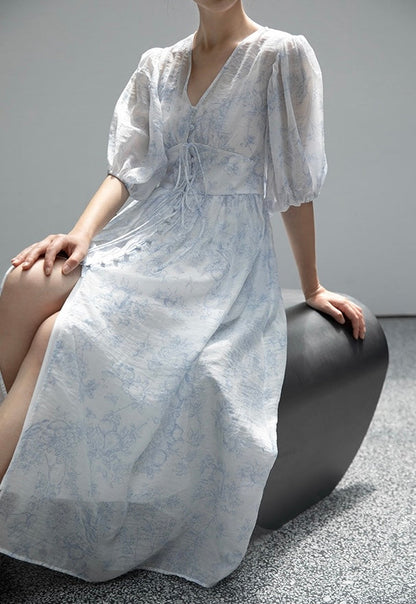 Ceramic-print dress