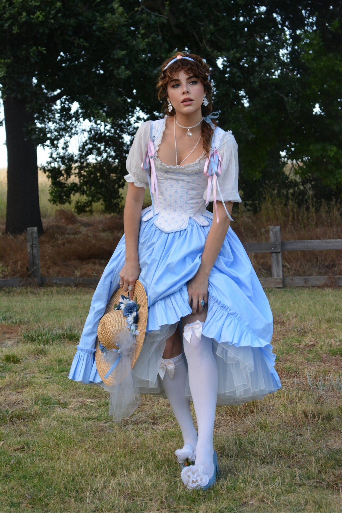 Baby Bow corset & skirt Set